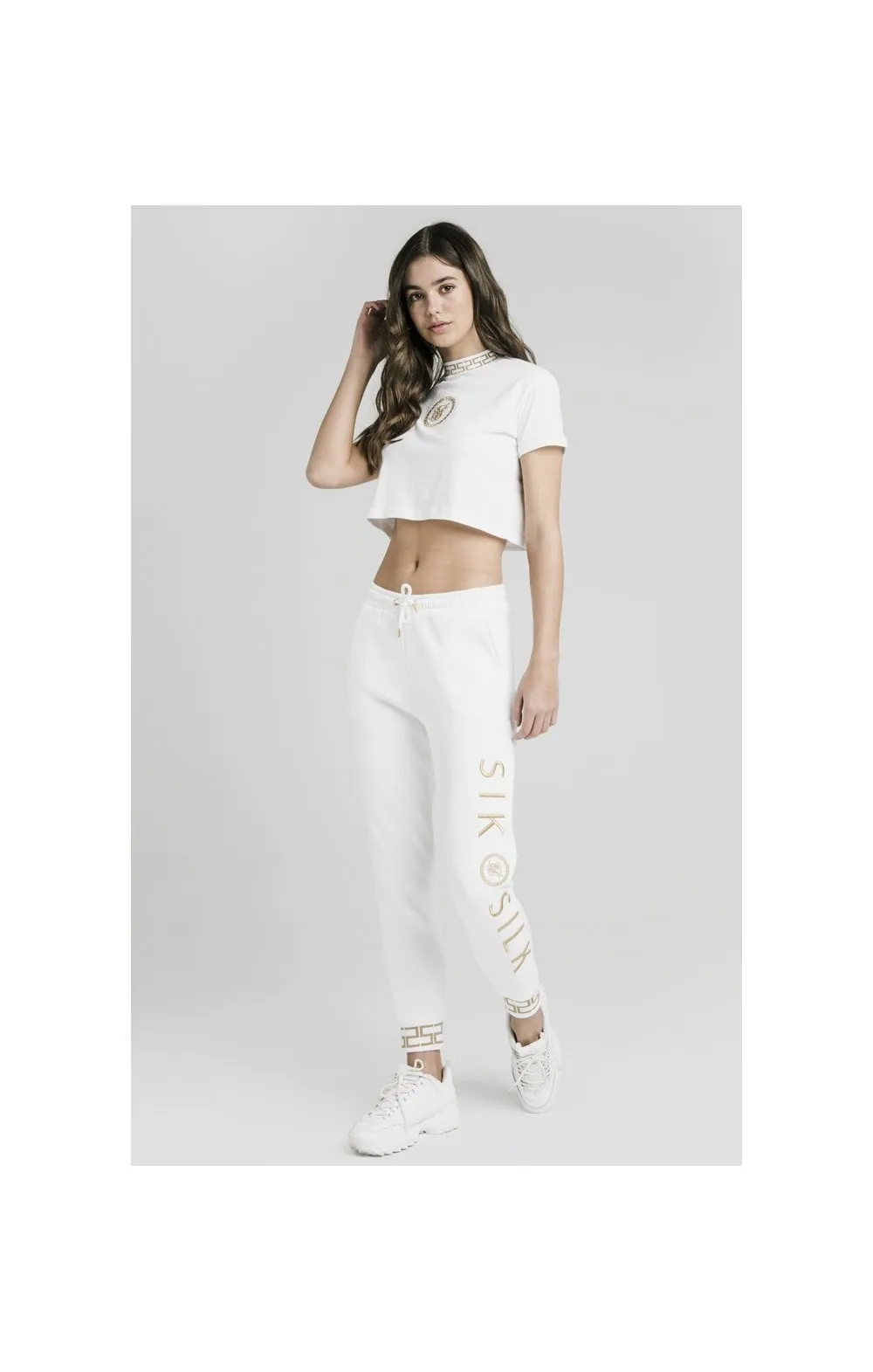 SikSilk Luxury Crop Tee - White sold by Siksilk product image thumbnail 4