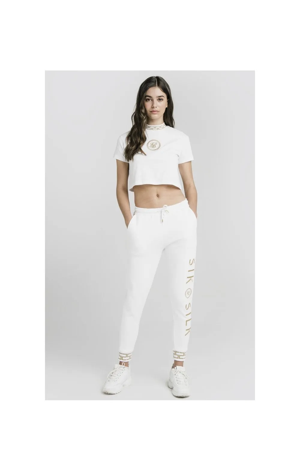 SikSilk Luxury Crop Tee - White sold by Siksilk product image thumbnail 5