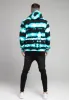 Black Tie Dye Rhinestone Hoodie sold by Siksilk