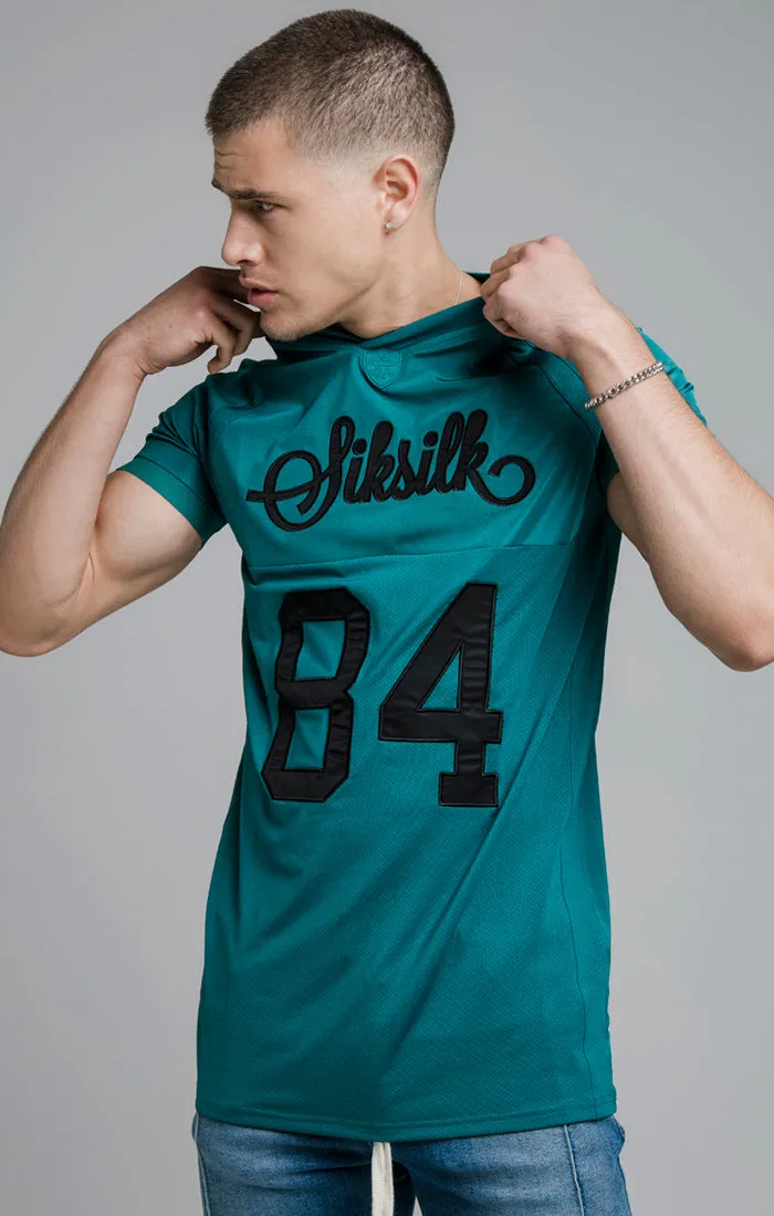 Teal Stretch Sports T-Shirt sold by Siksilk