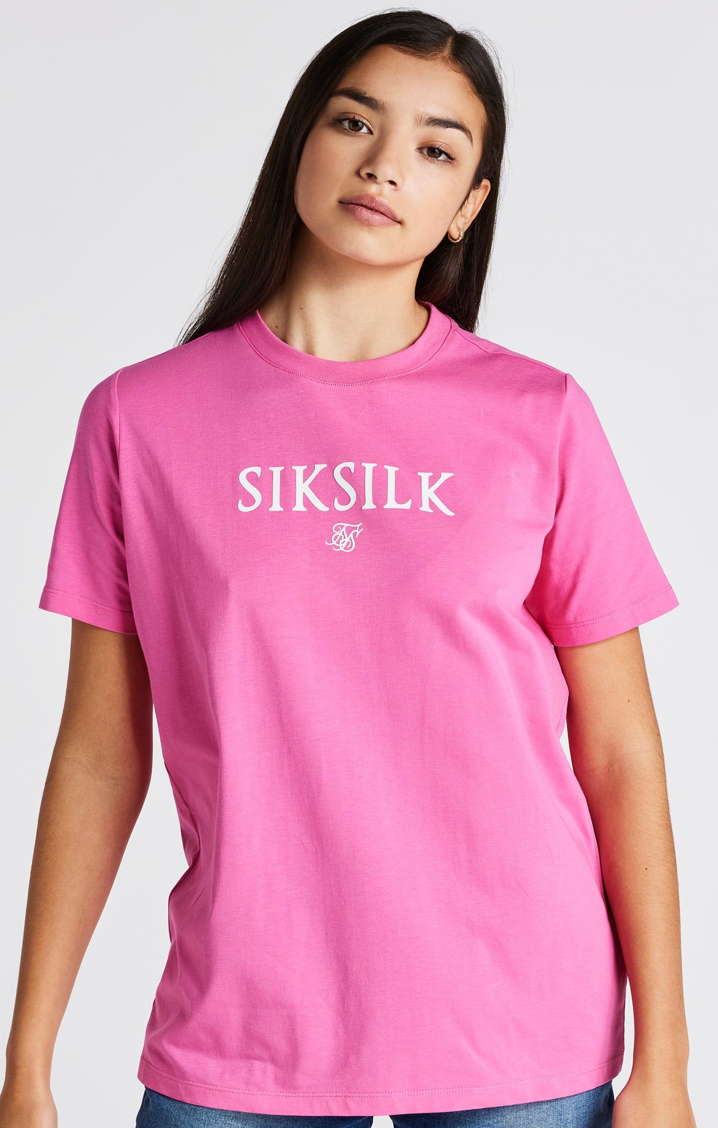 Girls Pink Branded T-Shirt sold by Siksilk product image thumbnail 7