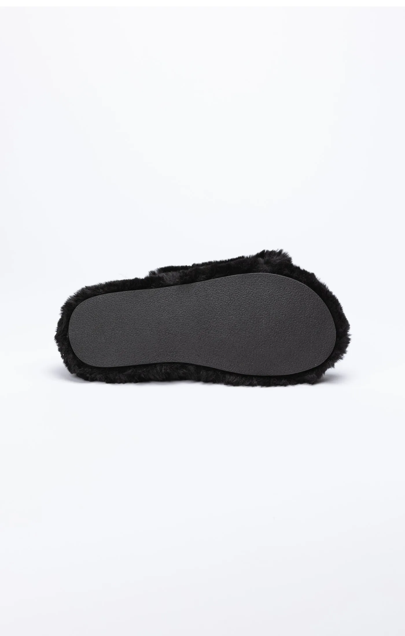 Black Fluffy Slide Slipper sold by Siksilk product image thumbnail 5