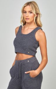 Charcoal Lounge Bralette sold by Siksilk