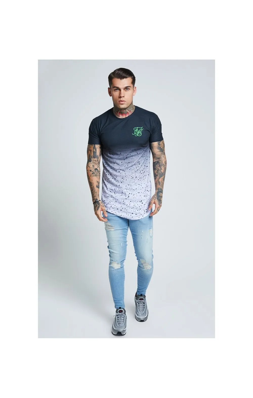 Blue Skinny Distressed Denim sold by Siksilk product image thumbnail 4