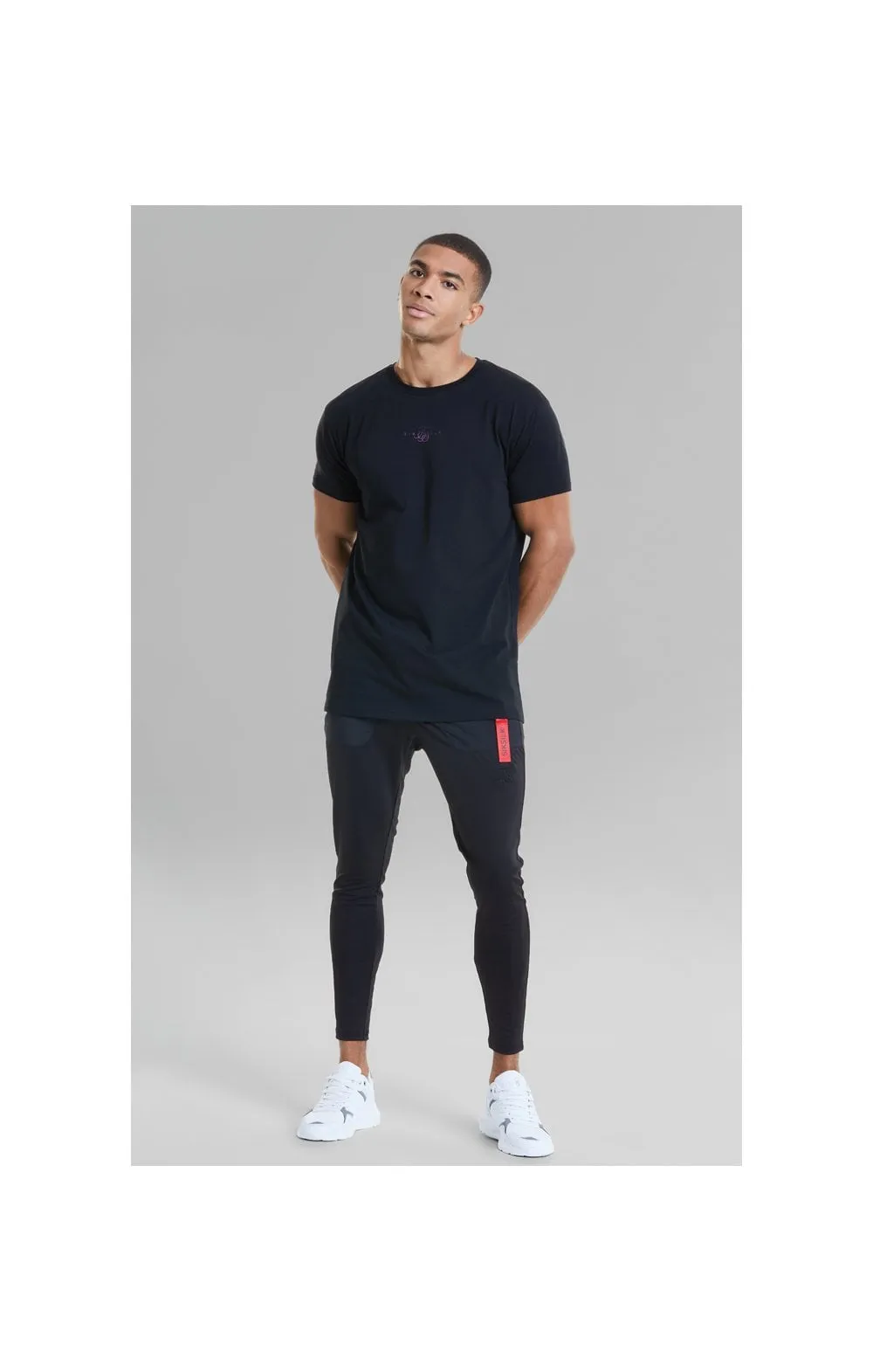 Black Flight Track Pant sold by Siksilk product image thumbnail 4