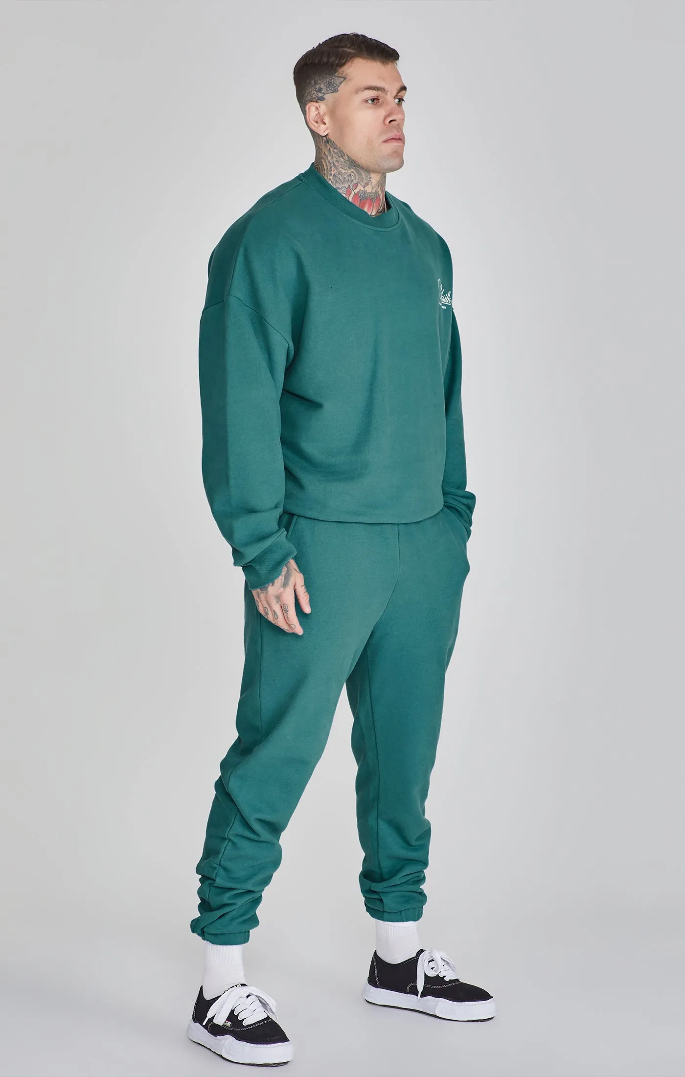 Green Graphic Sweater sold by Siksilk product image thumbnail 4