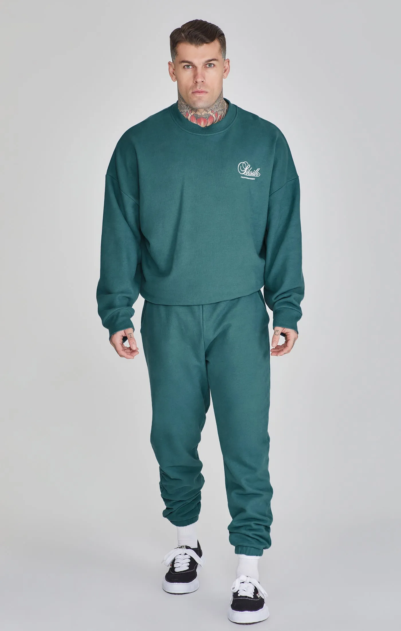 Green Graphic Sweater sold by Siksilk product image thumbnail 2