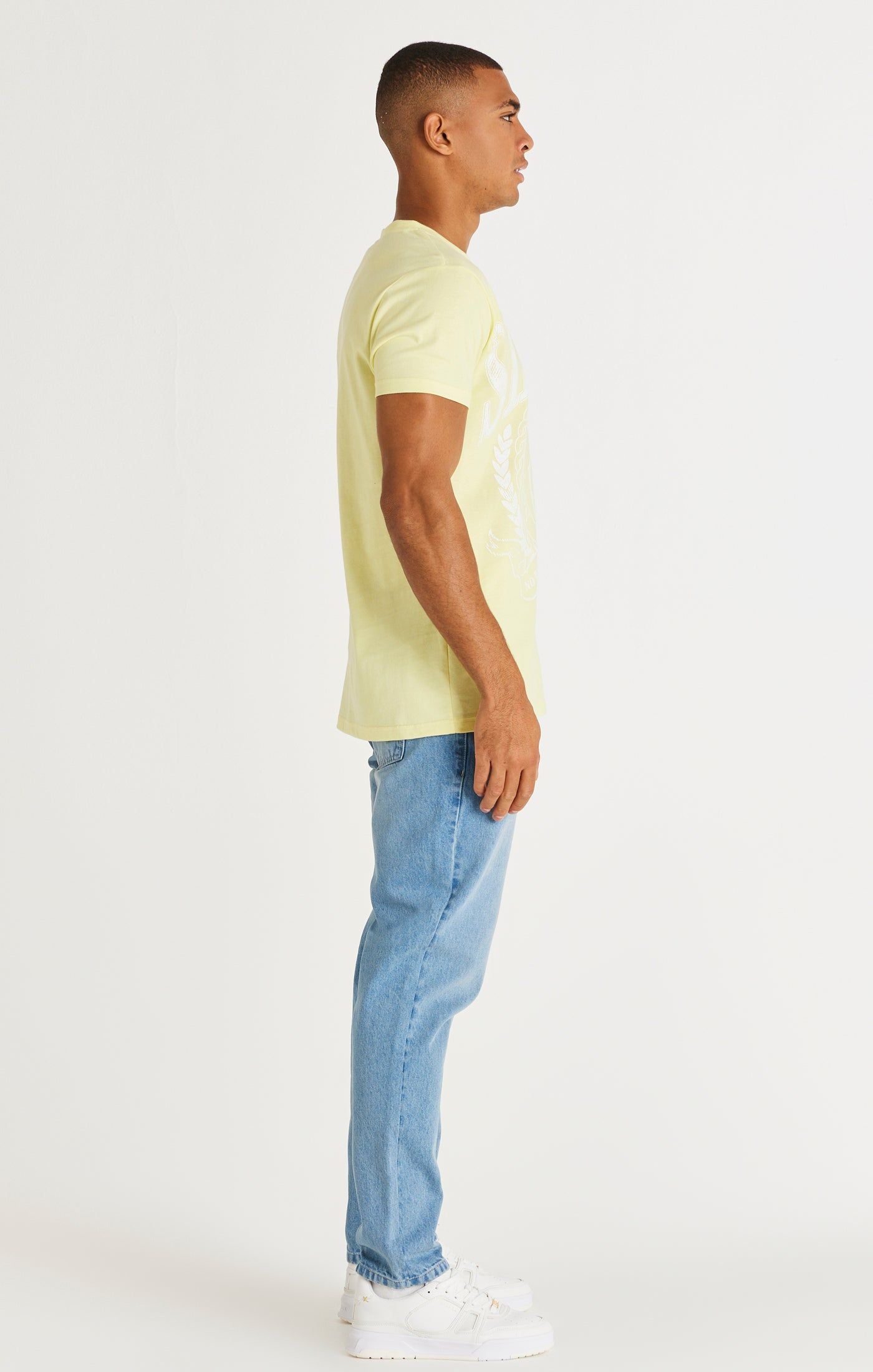 Yellow Varsity Box T-Shirt sold by Siksilk product image thumbnail 4