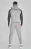 Grey Marl Muscle Fit Hoodie sold by Siksilk