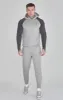 Grey Marl Muscle Fit Hoodie sold by Siksilk