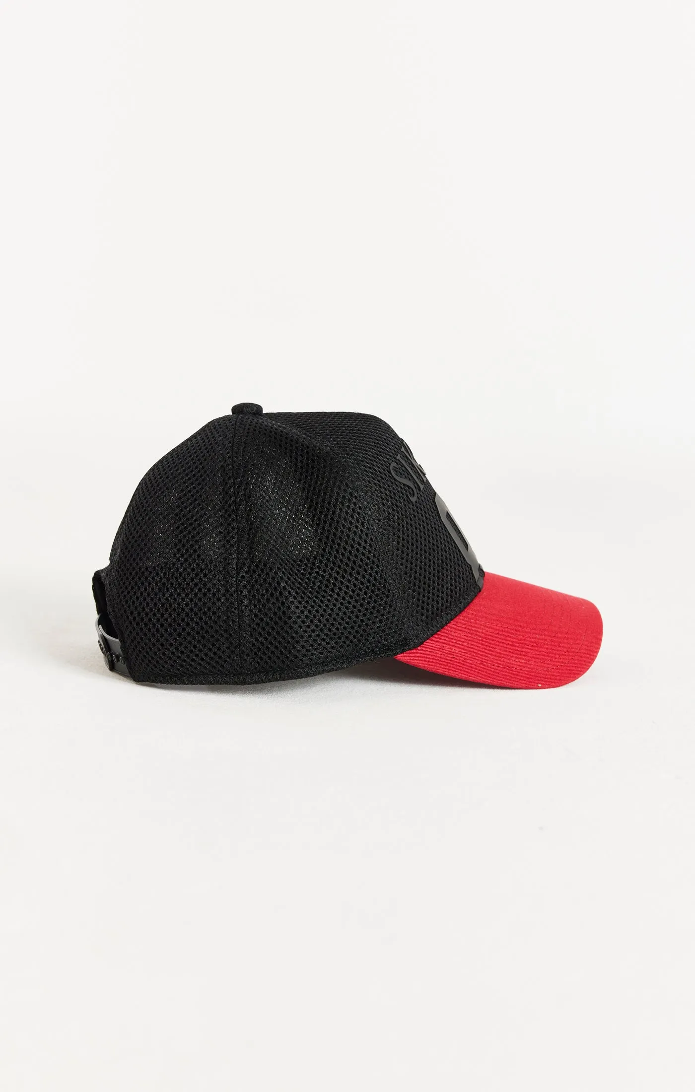 SikSilk Full Mesh 89 Cap - Black & Red sold by Siksilk product image thumbnail 3