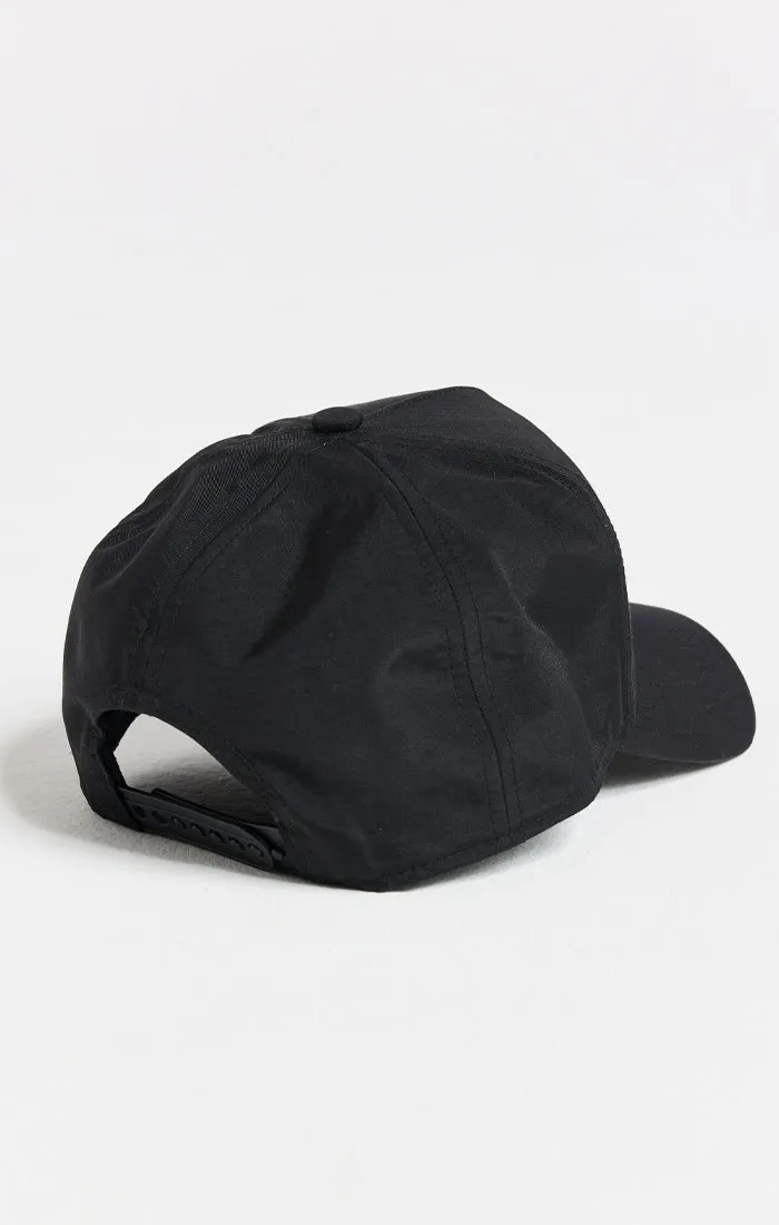 Black Metallic Trucker Cap sold by Siksilk product image thumbnail 2