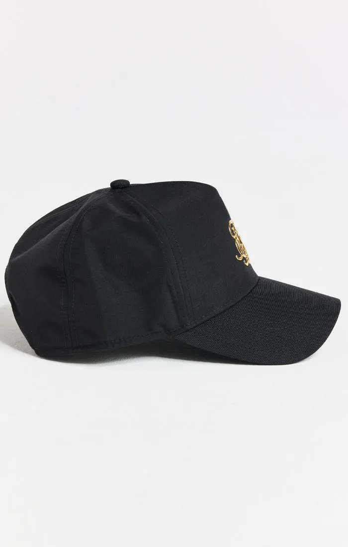 Black Metallic Trucker Cap sold by Siksilk product image thumbnail 3
