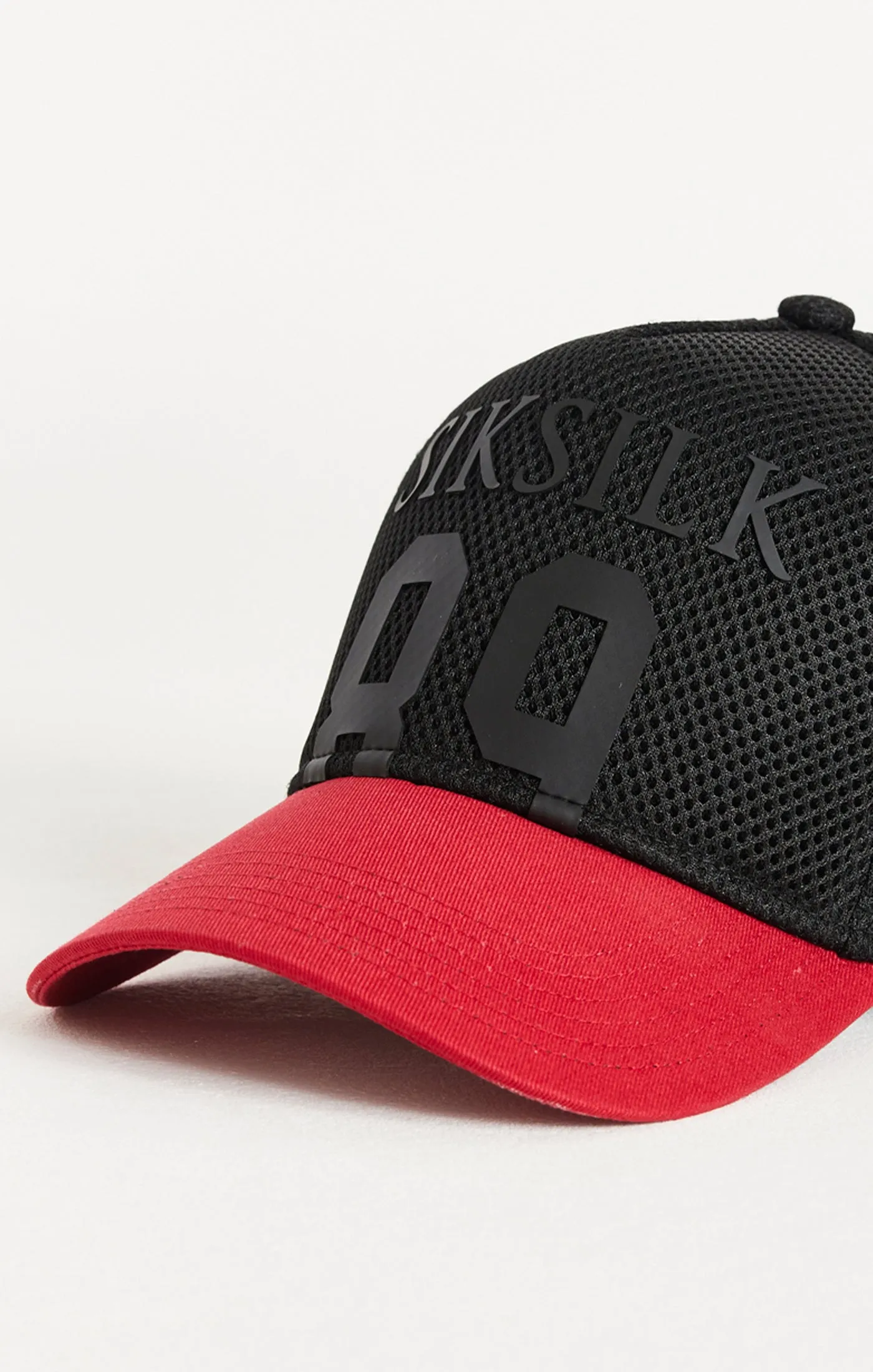 SikSilk Full Mesh 89 Cap - Black & Red sold by Siksilk product image thumbnail 2