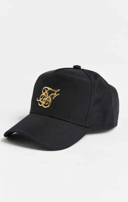 Black Metallic Trucker Cap sold by Siksilk