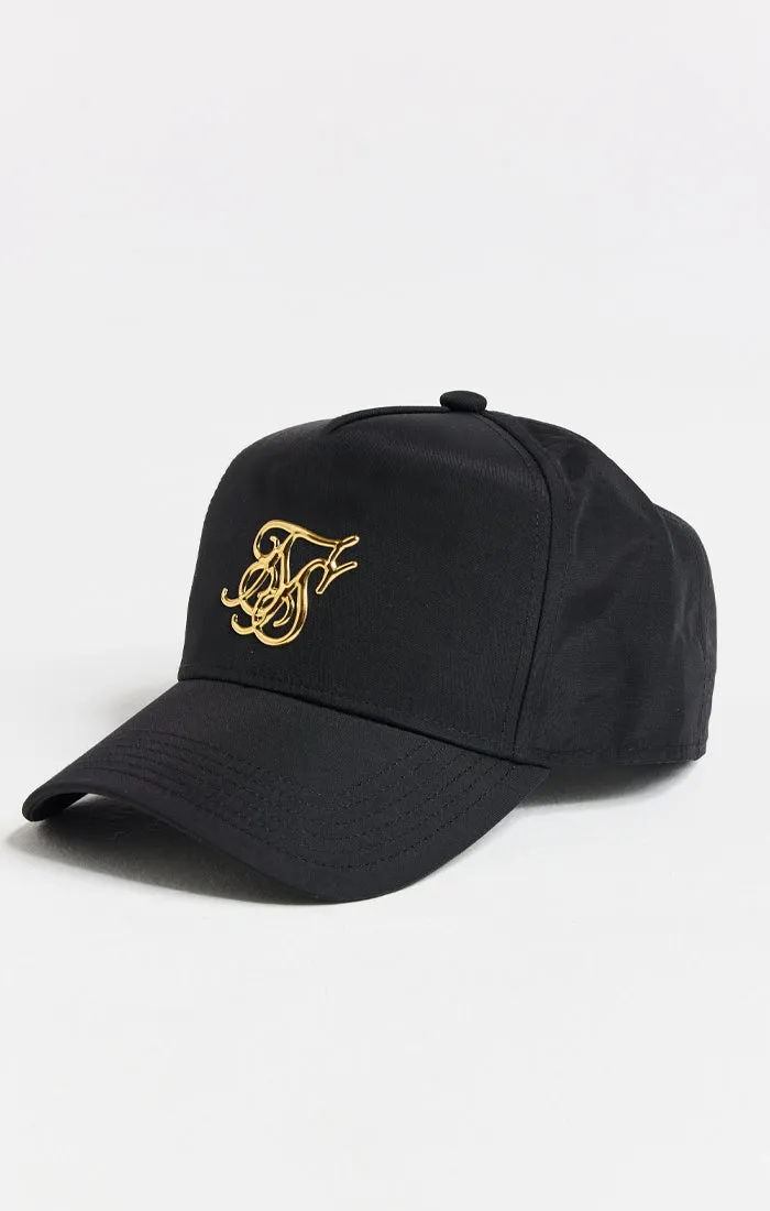 Black Metallic Trucker Cap sold by Siksilk
