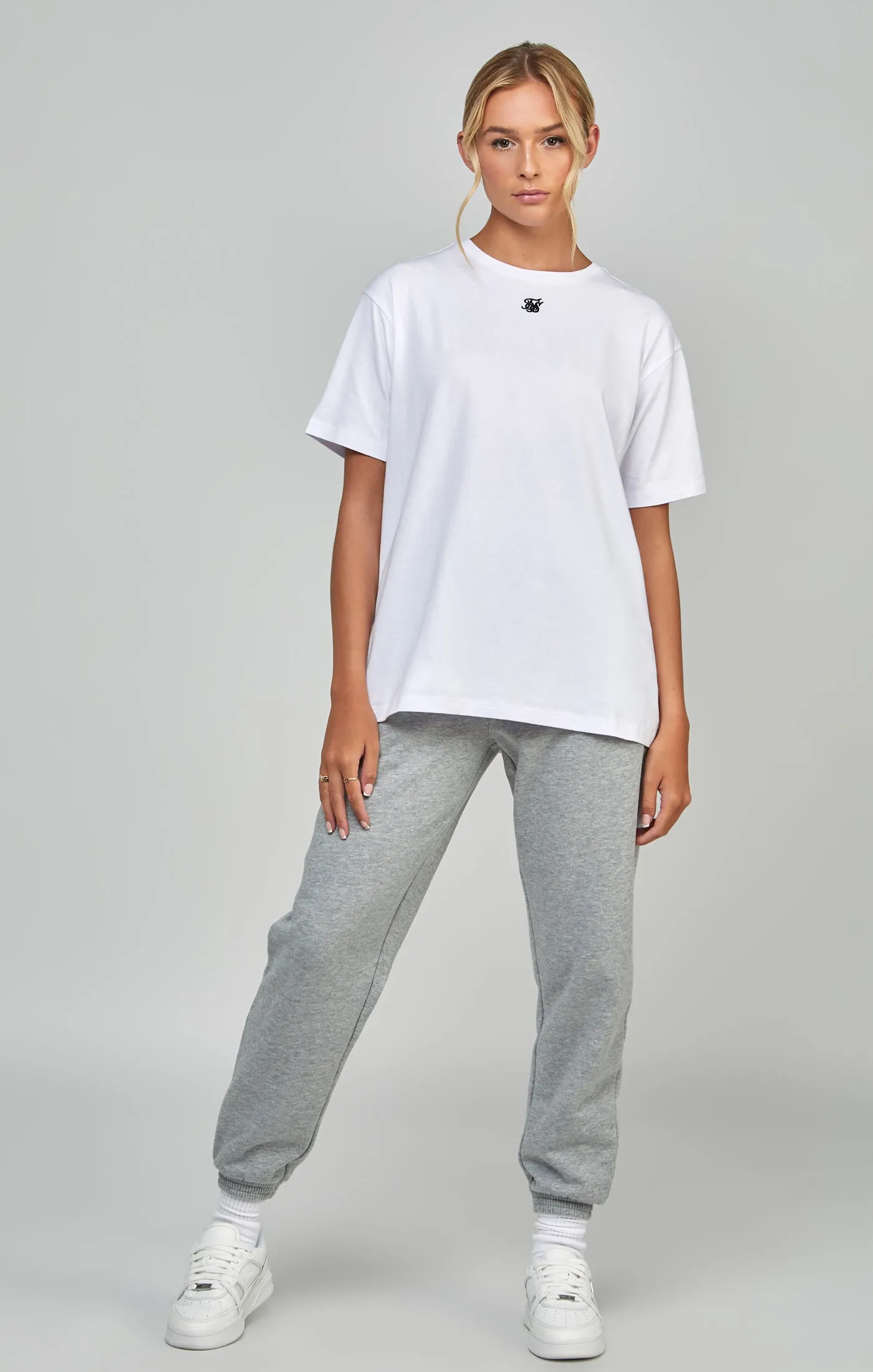 Grey Marl Essential Joggers sold by Siksilk product image thumbnail 3