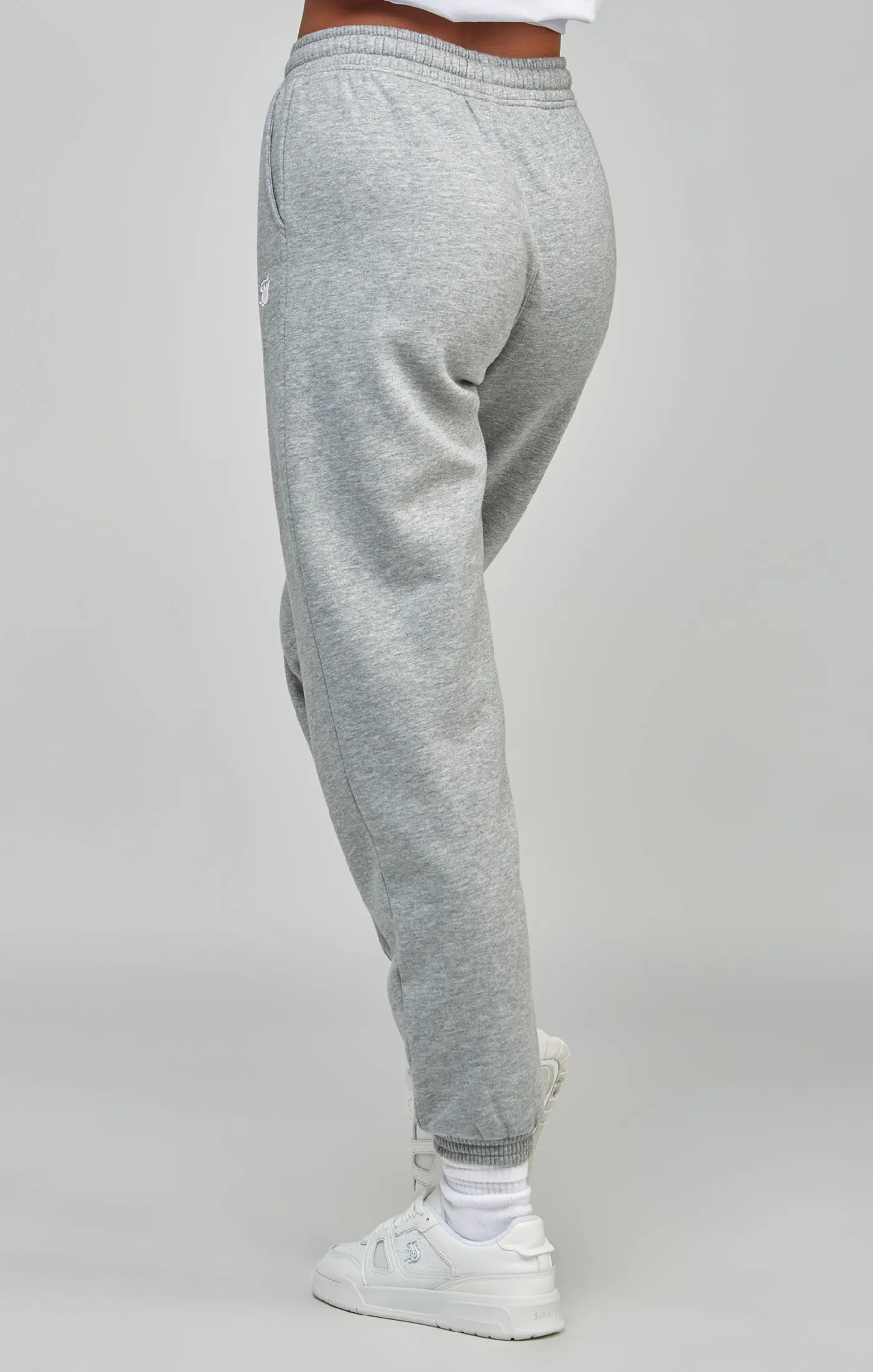 Grey Marl Essential Joggers sold by Siksilk product image thumbnail 4