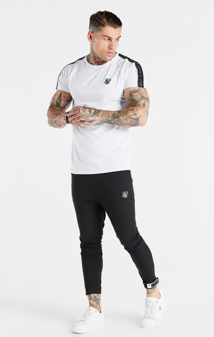 Black Active Tape Cuff Pant sold by Siksilk