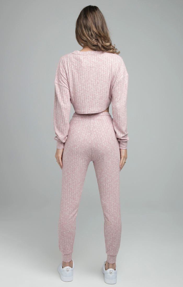 Pink Rib Lounge Top sold by Siksilk product image thumbnail 3