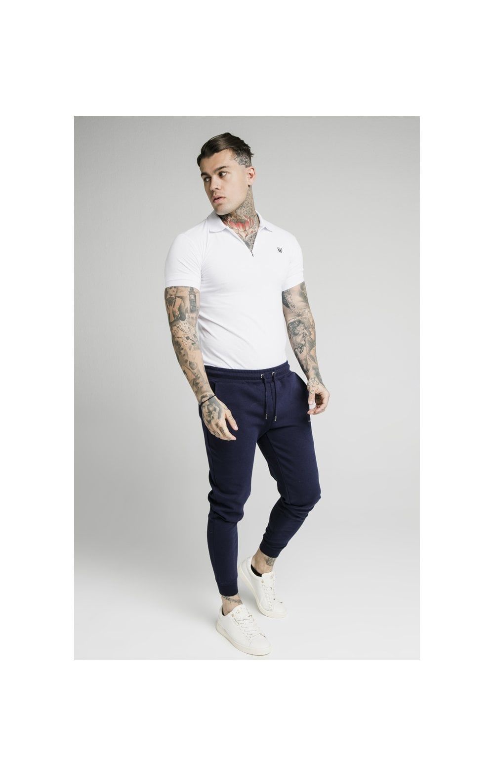 SikSilk Muscle Fit Jogger – Navy sold by Siksilk product image thumbnail 4