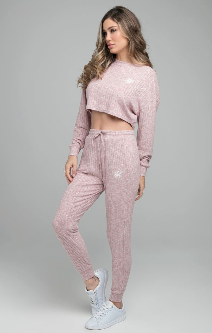 Pink Rib Lounge Top sold by Siksilk product image thumbnail 4