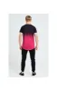 Illusive London Flux S/S Tech Tee - Black & Pink sold by Siksilk