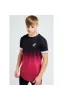 Illusive London Flux S/S Tech Tee - Black & Pink sold by Siksilk