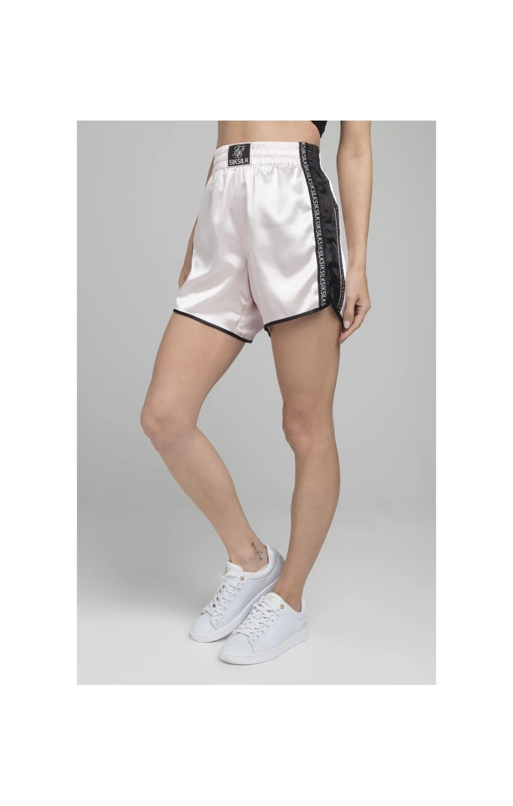 SikSilk Muay Thai Satin Shorts - Pink sold by Siksilk product image thumbnail 2
