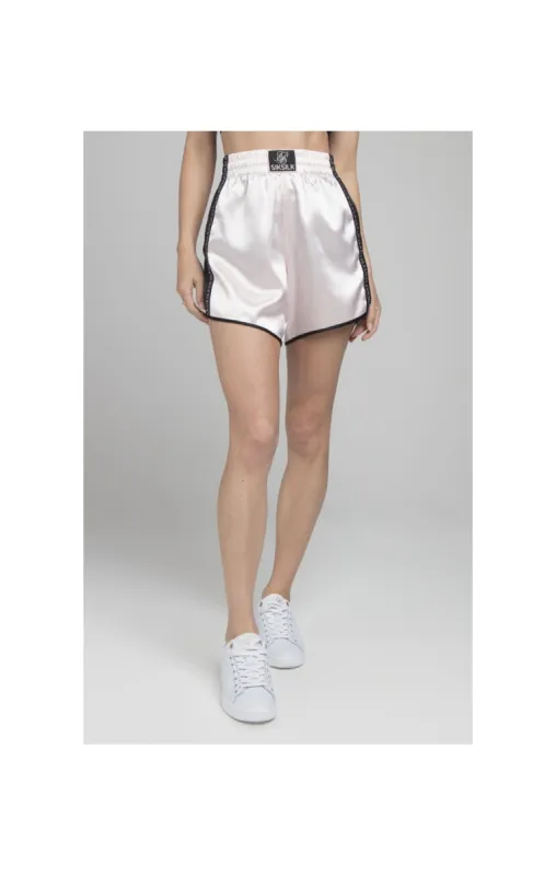 SikSilk Muay Thai Satin Shorts - Pink sold by Siksilk