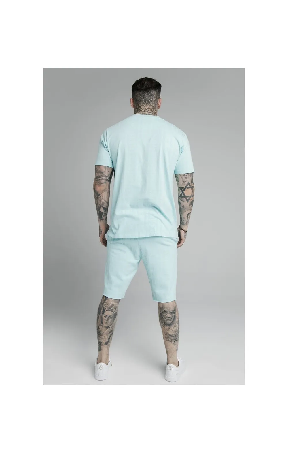 SikSilk S/S Standard Fit Tee - Blue sold by Siksilk product image thumbnail 3