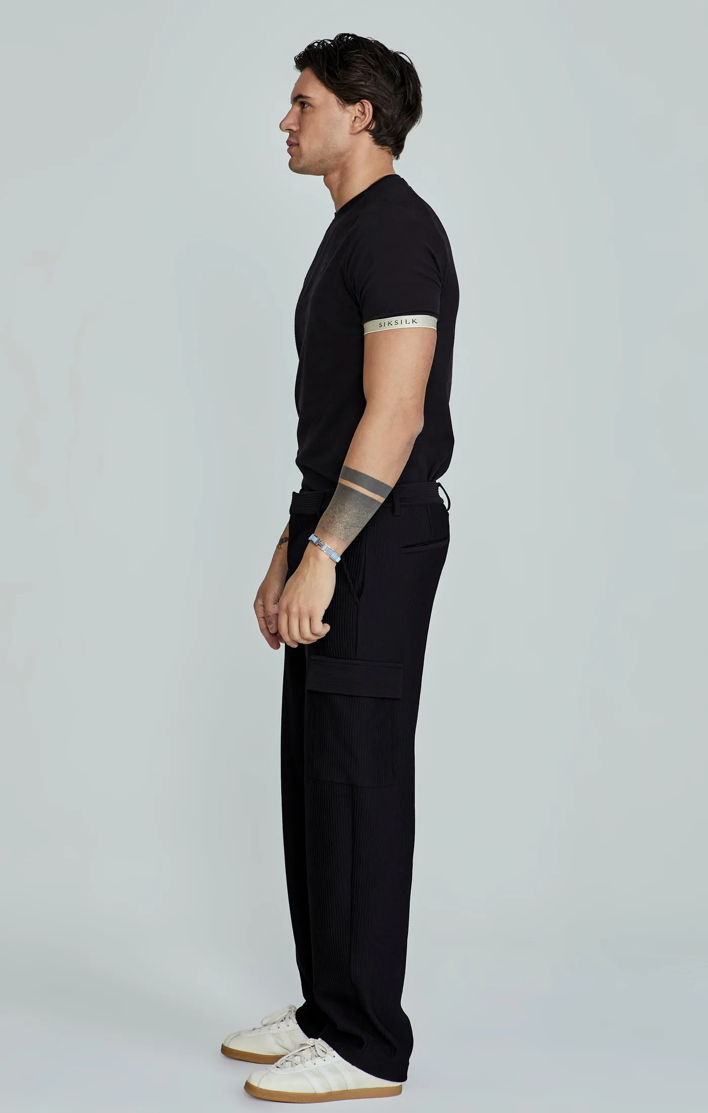 Black Tech T-Shirt sold by Siksilk product image thumbnail 4