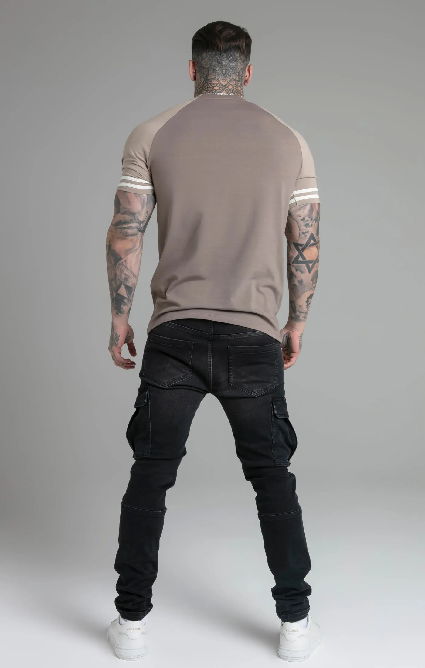 Beige Raglan T-Shirt sold by Siksilk product image thumbnail 5