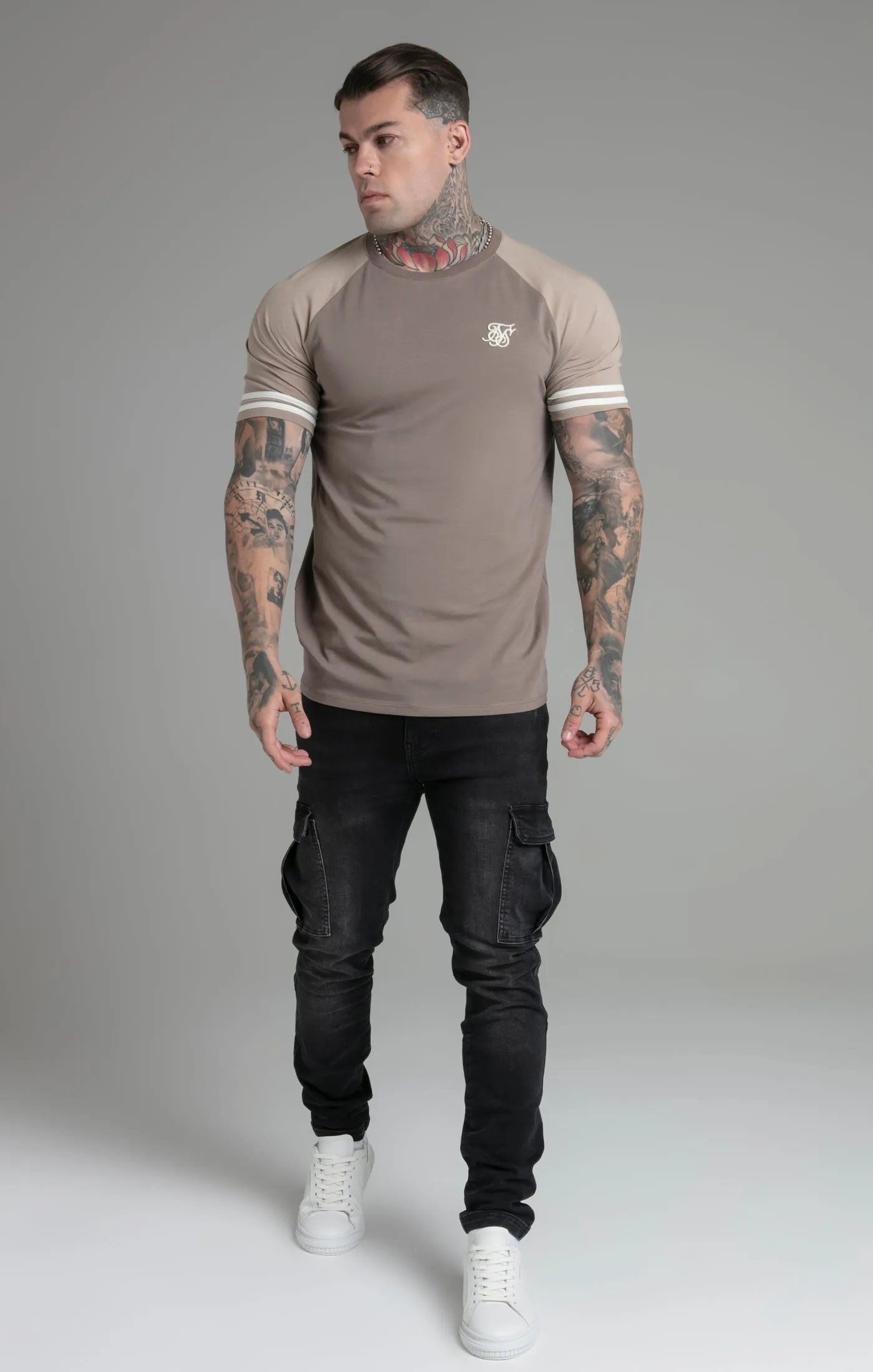 Beige Raglan T-Shirt sold by Siksilk product image thumbnail 2