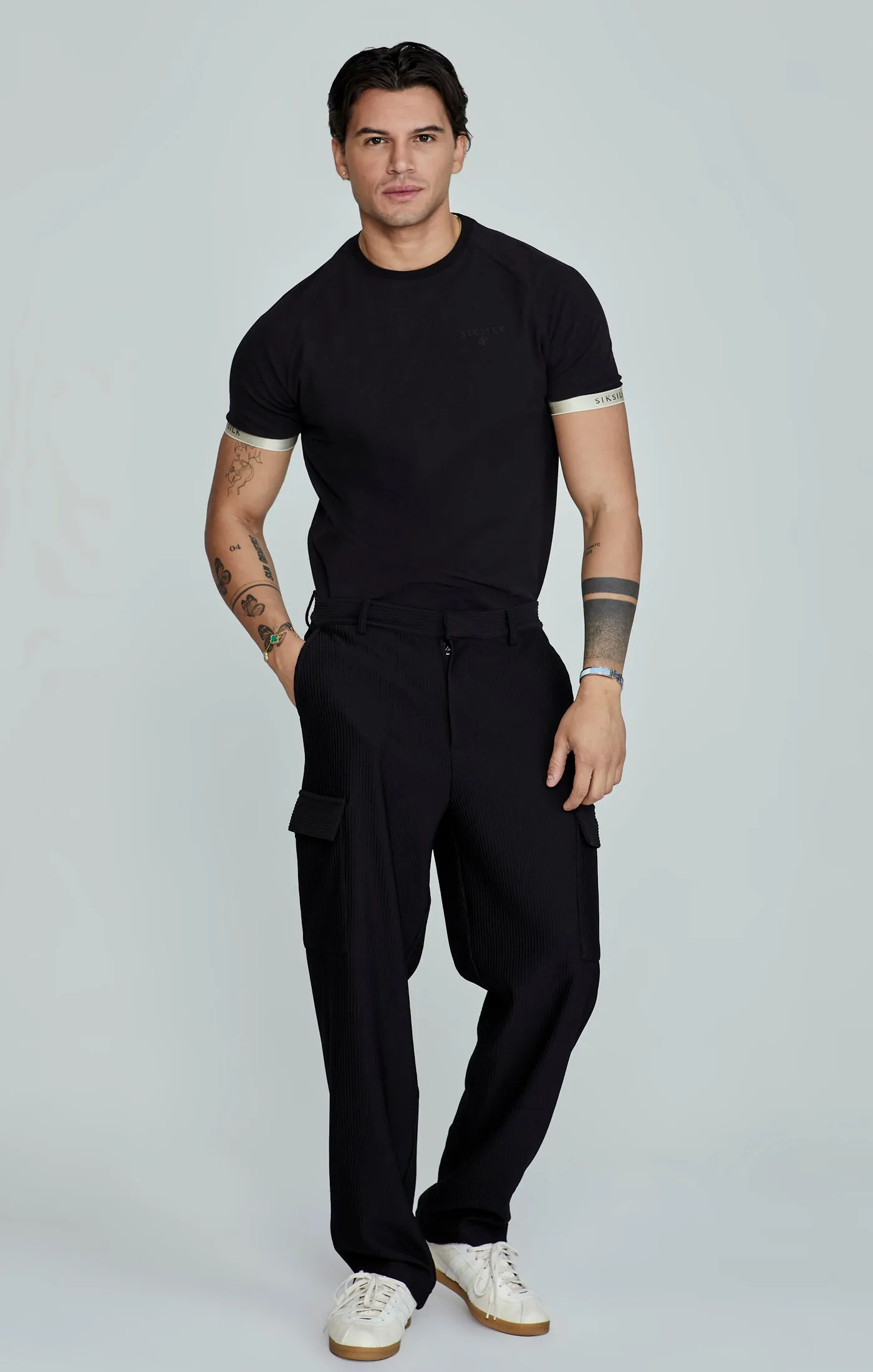 Black Tech T-Shirt sold by Siksilk product image thumbnail 2