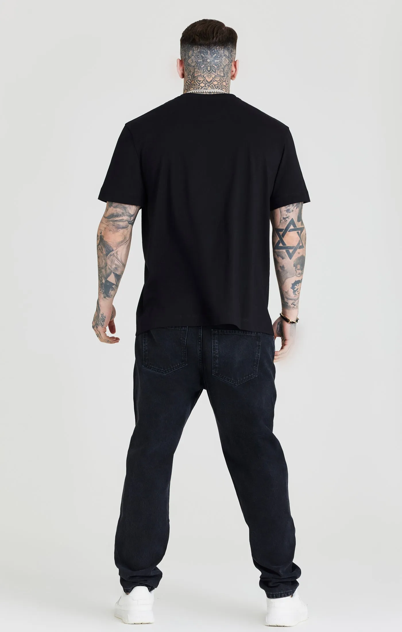 Black Rhinestone T-Shirt sold by Siksilk product image thumbnail 4