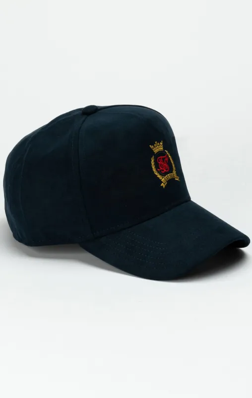 Navy Crest Trucker Cap sold by Siksilk
