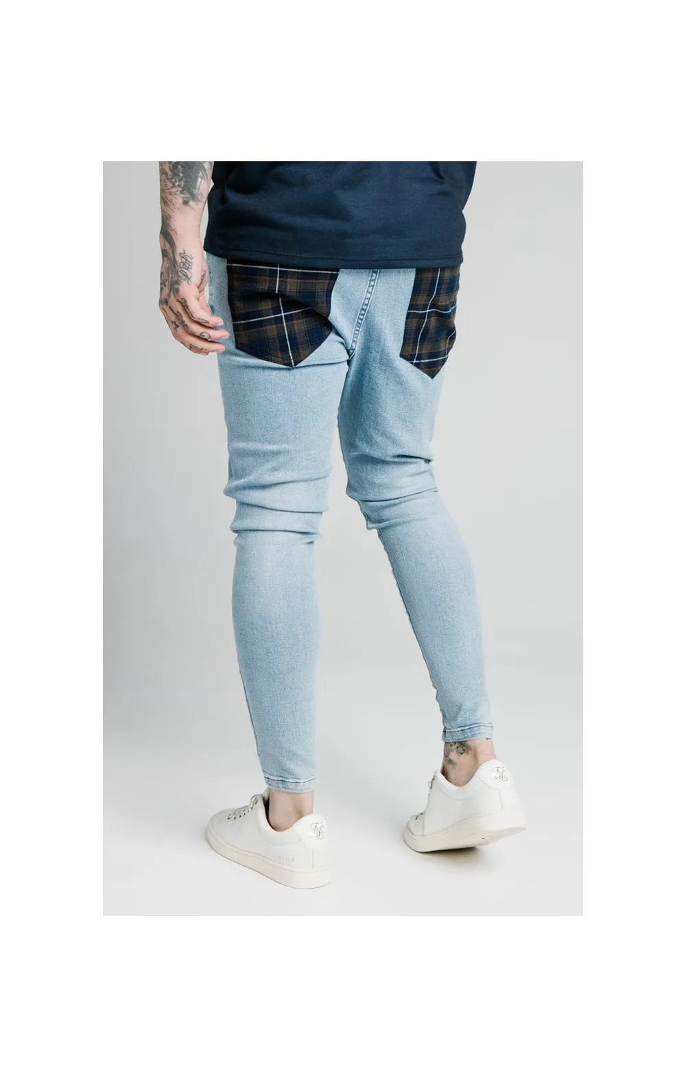 SikSilk Low Rise Jeans - Washed Blue sold by Siksilk product image thumbnail 2