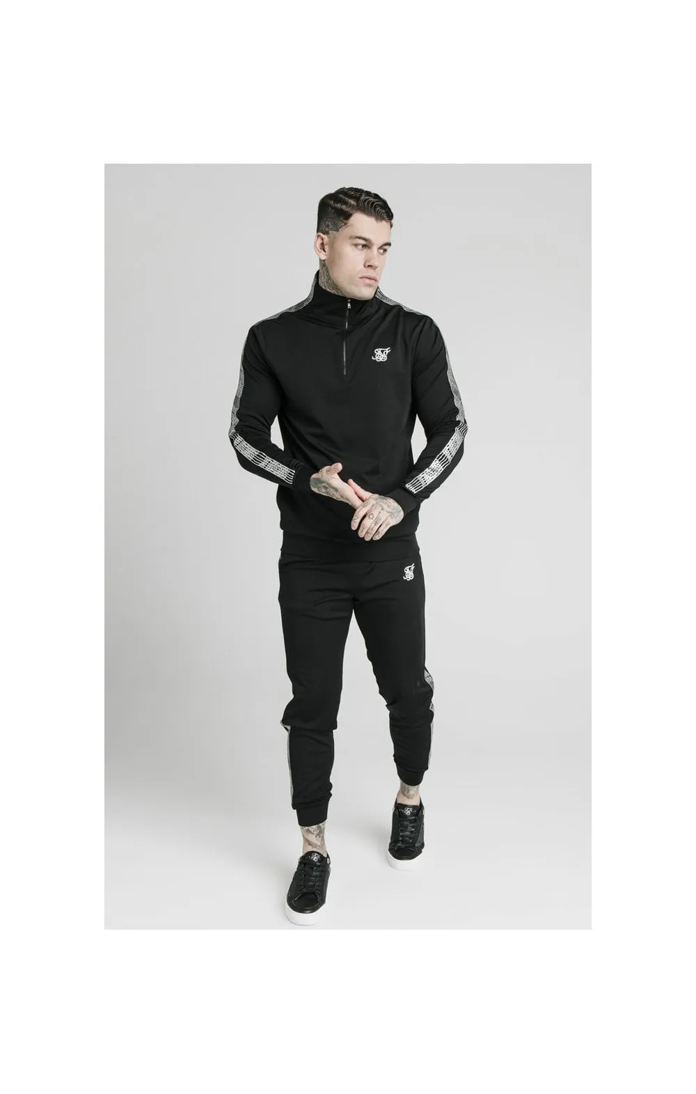 SikSilk Runner Tape Pants - Black sold by Siksilk product image thumbnail 5