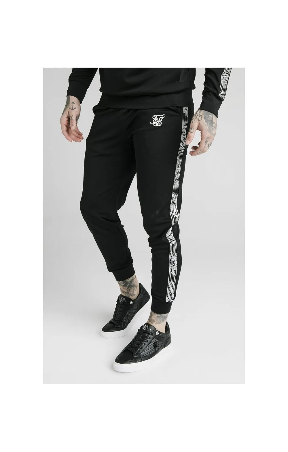 SikSilk Runner Tape Pants - Black sold by Siksilk product image thumbnail 2