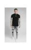 SikSilk Elasticated Tape Skinny Distressed Jeans - Snow Wash sold by Siksilk