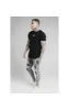 SikSilk Elasticated Tape Skinny Distressed Jeans - Snow Wash sold by Siksilk