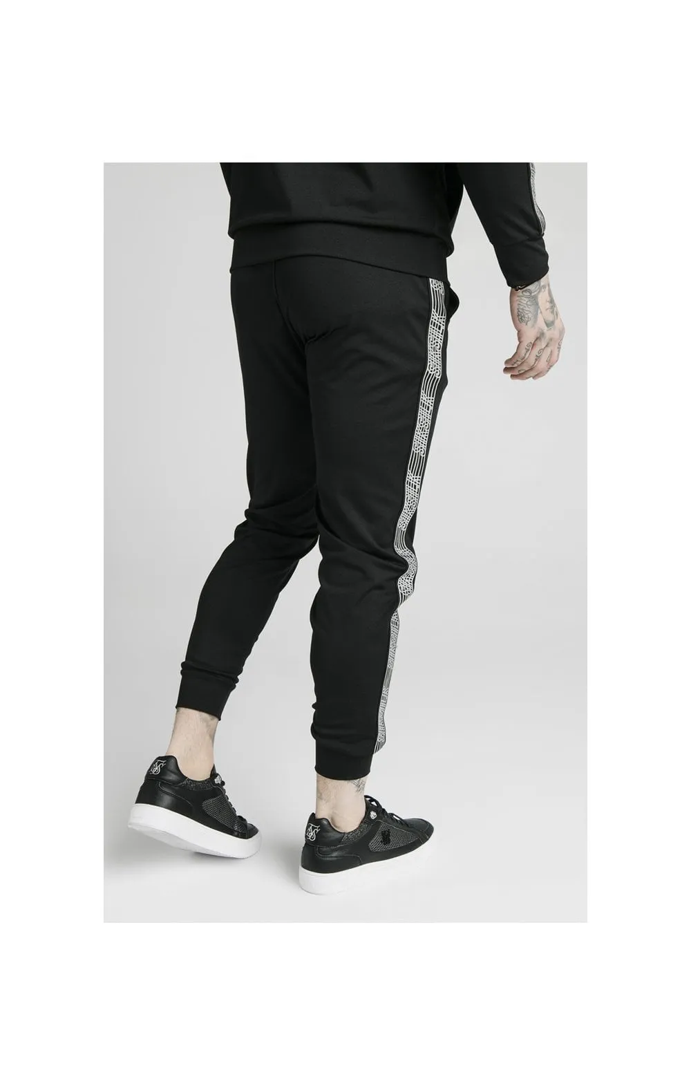 SikSilk Runner Tape Pants - Black sold by Siksilk product image thumbnail 4