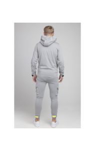 Boys Illusive Grey Zip Thru Hoodie sold by Siksilk