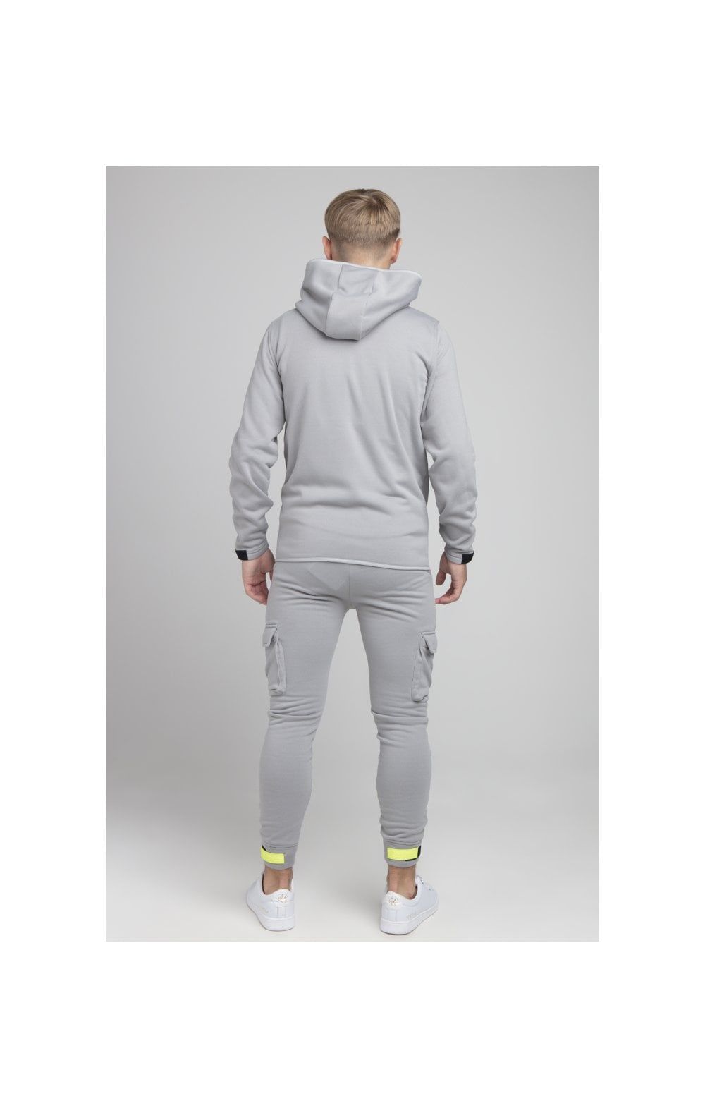 Boys Illusive Grey Zip Thru Hoodie sold by Siksilk product image thumbnail 6