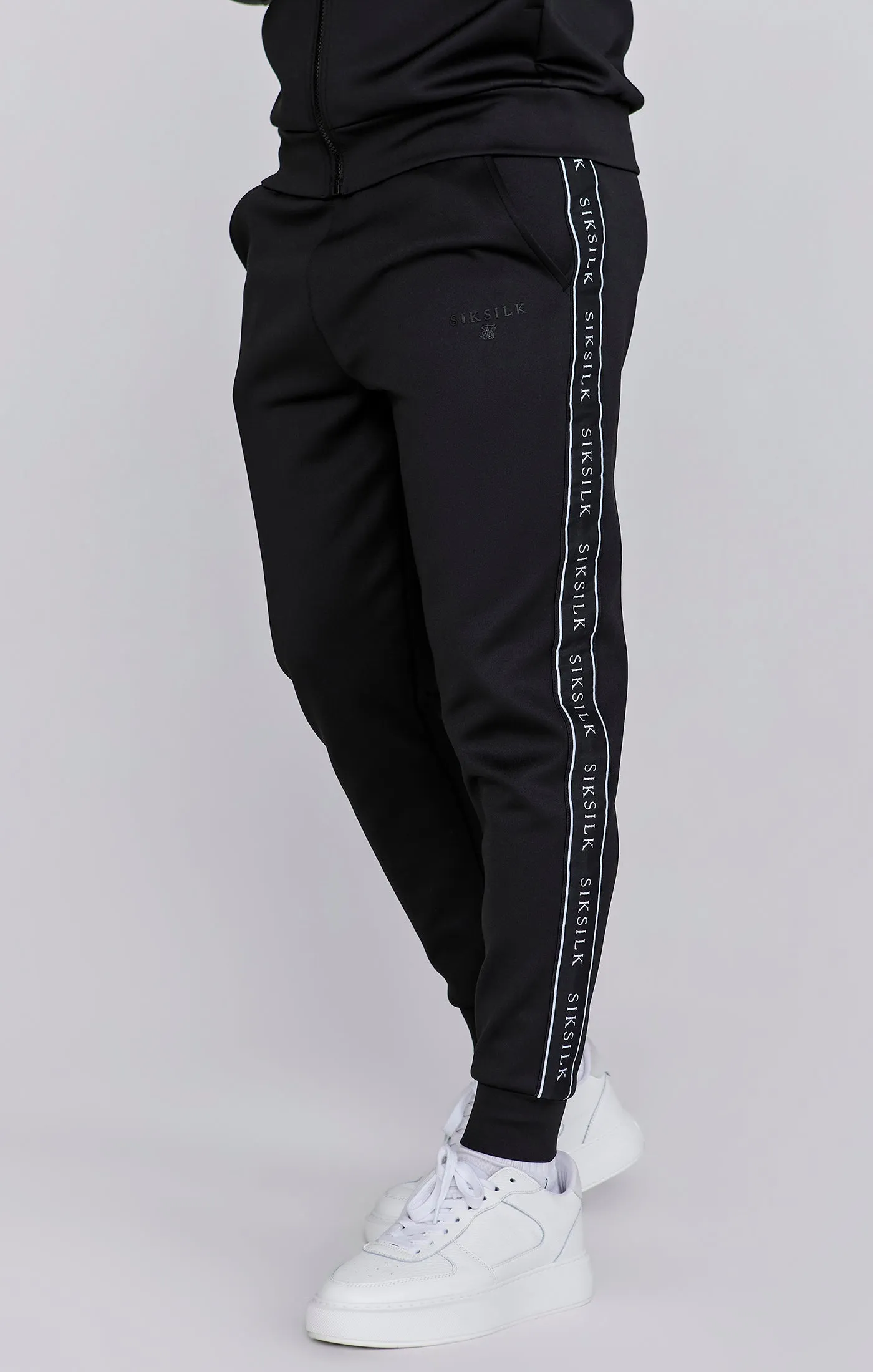 Black Hoodie and Joggers Set sold by Siksilk product image thumbnail 3