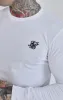 White Essentials Long Sleeve T-Shirt sold by Siksilk