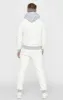 Ecru Contrast Waistband Jogger sold by Siksilk