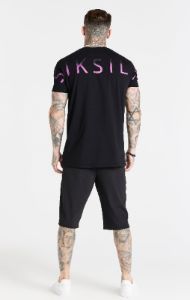 Black Back Print T-Shirt sold by Siksilk