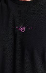 Black Back Print T-Shirt sold by Siksilk